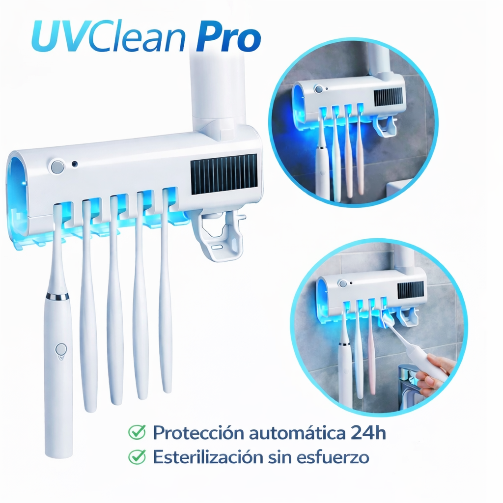 UVClean-Pro: Cada vez que usas tu cepillo, estás llevando bacterias directo a tu boca 🤢